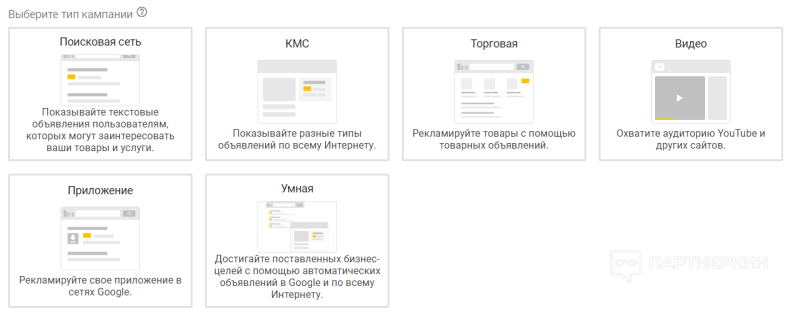 Виды рекламы в Google Ads (Adwords) - какие бывают типы рекламных кампаний в Гугл Эдсе
